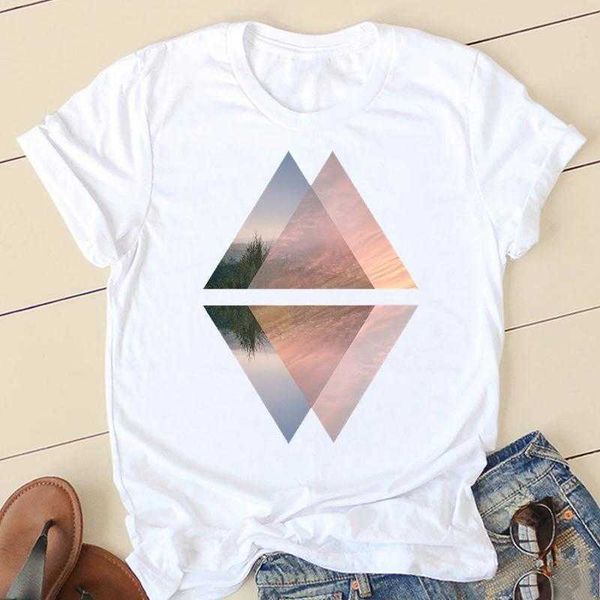 

women t-shirts nice printing cartoon clothes, White