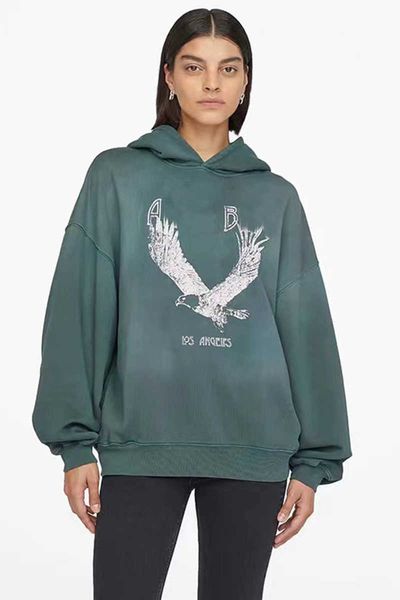 

23s ab hoodie womens fashion classic cotton sweatshirt new letter print bing hooded pullover washed loose bing hoodies 11 u4yb, Black