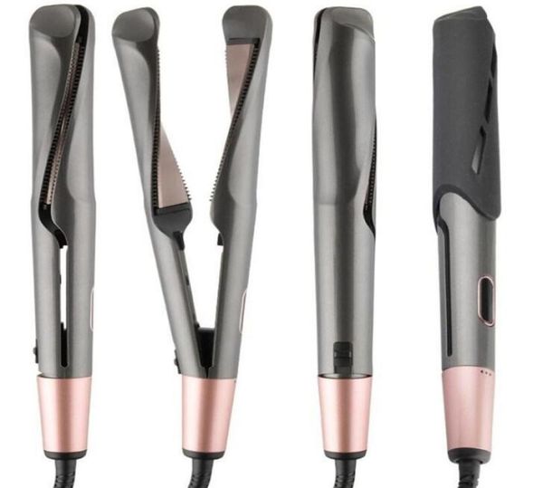 

professional hair straight flat iron led hairstraightener ed plate 2 in 1 ceramic curling irons for all types salon tools4305929