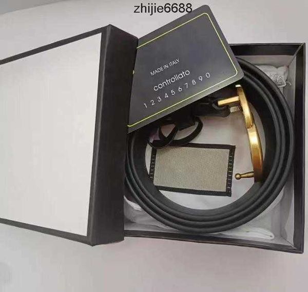 

smooth leather belt luxury belts designer for men big buckle male chastity fashion mens width 2.0cm 3.0cm 3.4cm 3.8cm with box, Black;brown