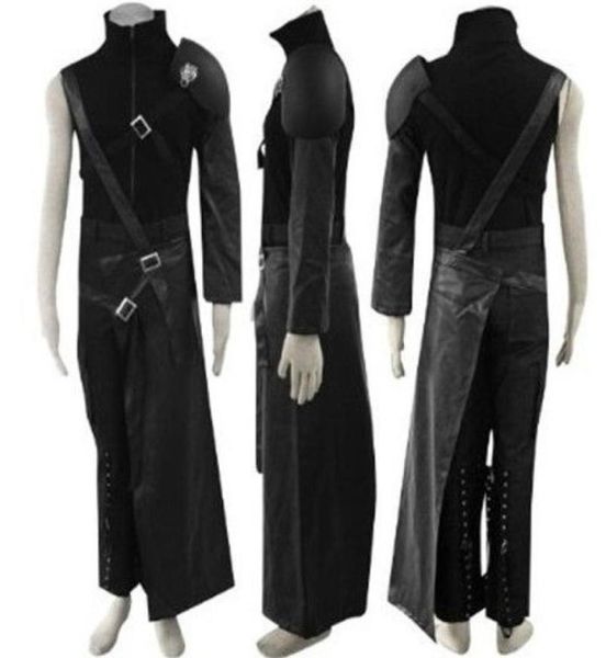 

final fantasy vii cloud cosplay costume zaxs includes 5 accessories1921013, Black