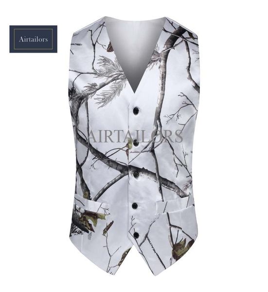 

2018 white camo men vest camouflage mens suit vest slim groom vests realtree camo outerwear spring autumn summer wedding vest men7039703, Black
