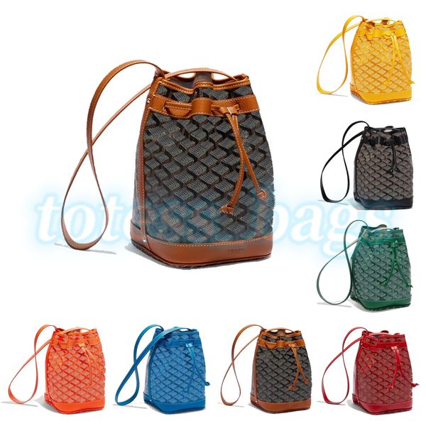 

designer handbags the totes lady bucket drawstring bag women's summer travel pochette leather classic luxury cross body bags purse mens