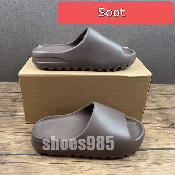 

slide sandals slippers runners slide slides running sulfur stone sage mineral blue pure sand resin belt men ladies beach slippers shoes 05, Black