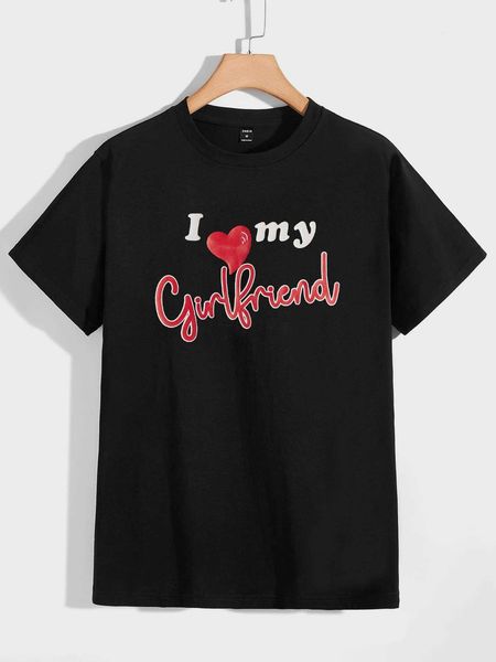 

men's fashion hypemode men slogan heart, White;black