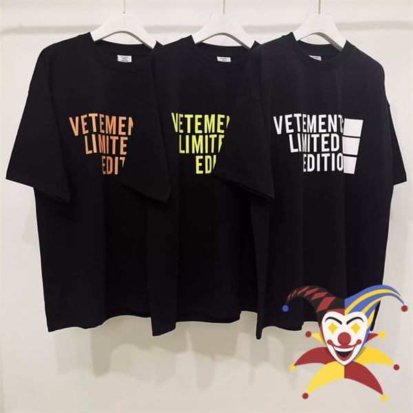 

mens tshirts vetements limited edition tshirt womens label vtm short sleeve 230720, White;black