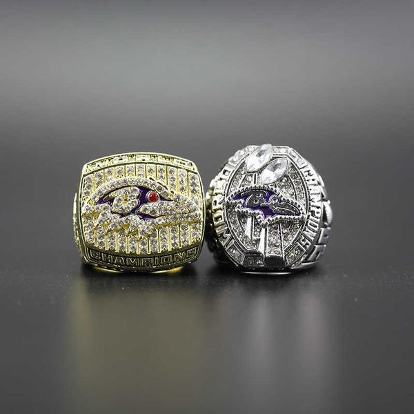 

2000 2012 baltimore crow championship ring set fashion accessories, Silver