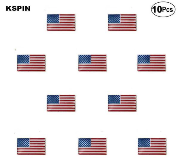 

us flag lapel pin flag badge brooch pins badges 10pcs a lot04526014, Gray