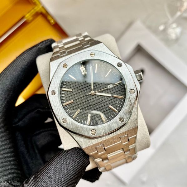 

men's watch designer luxury automatic sports watch size 45mm 904l stainless steel strap waterproof sapphire watch, Slivery;brown