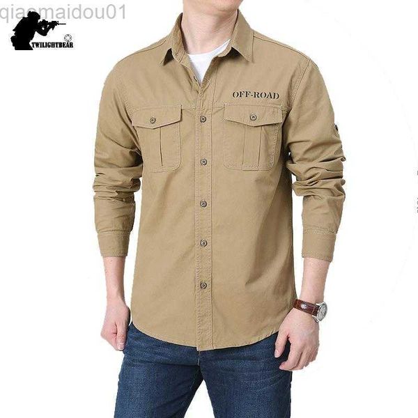 

men's casual shirts military men's casual shirt oversized male overshirt 2021 spring autumn pure cotton shirts men clothing leisur, White;black