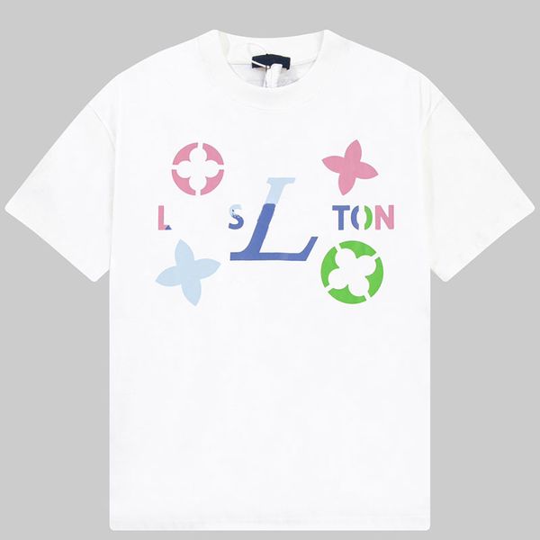 

high end customized color gradient graffiti pattern printing golden classic casual short sleeves, White;black
