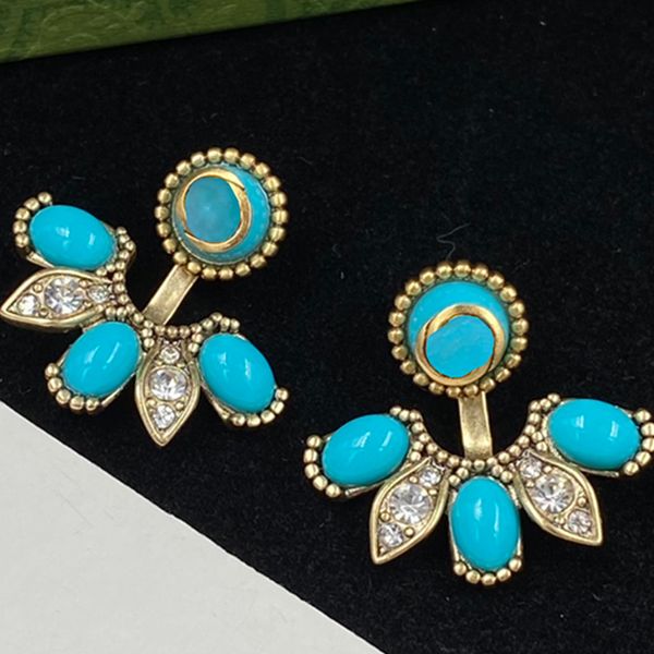 

retro brass earrings vintage cooper earrings women leaves eardrops stylish classic medieval style brand jewerl gifts present, Golden