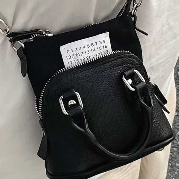 

luxuries designers niche margiela magilla men and women's mm6 sheepskin cross-body shoulder waist bag chest bag cloud bag kmdb