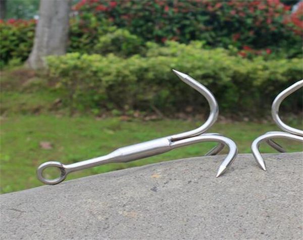 

cords 1pc 3 claws grappling hook climbing survival carabiner tool stainless steel outdoor climbing accessories7777326