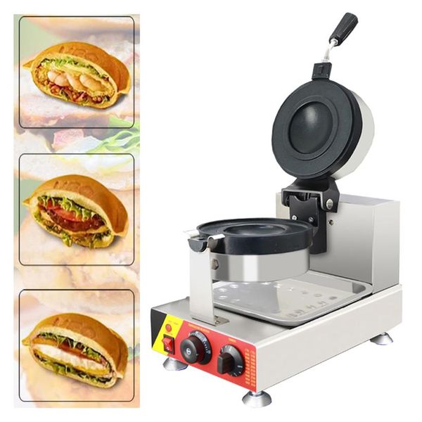 

UFO Electric Hamburger Bread Makers Hine Panini Press Waffle Maker265q