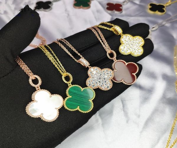 

flowershaped zircon gold color fashion new pendant ladies necklace temperament creative wild luxury generous sweater chain clavic4161990, Silver