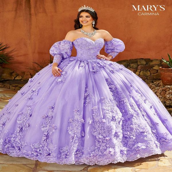 

lavender appliqued 2023 quinceanera dresses off the shoulder beaded ball gown lace sweet 16 dress party wear prom evening gowns308d, Blue;red