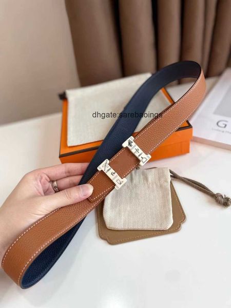 

belts for men designer fashion leather belts men's business luxury belt women's casual business double h belt buckle men's h, Silver