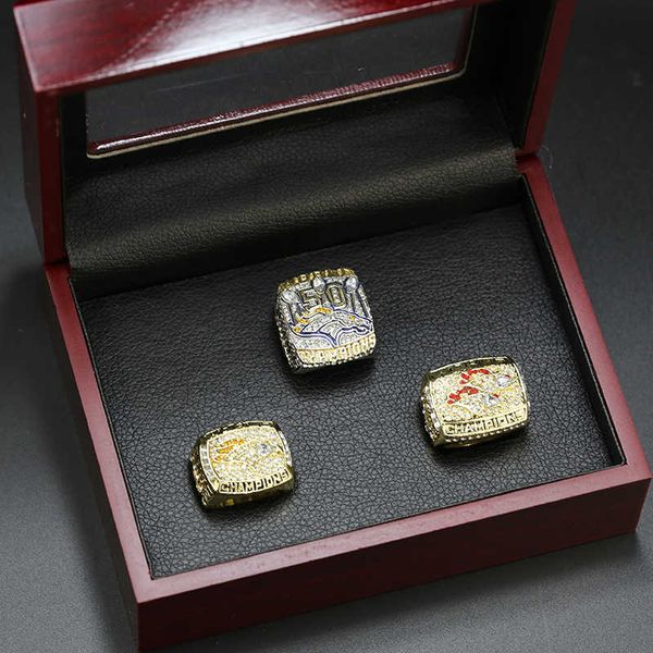 

1997 1998 2015 denver mustang championship ring set, Silver
