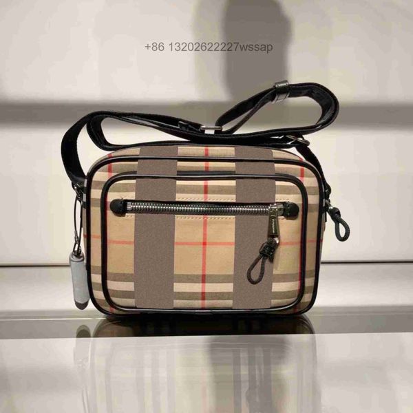 

vintage check leather canvas shoulder bag luxury camera evening classic nylon tb handbags women's mens designer wallet pochette famous