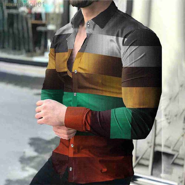 

men's casual shirts male shirt down fashion long men's party polyester print 100% brand new shirt 3d shirts 2022 l230721, White;black