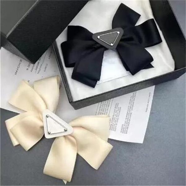 

designer girls barrettes fair maiden hairpin classic letter hair clips hairclips fashion luxury bow headbands hair accessories, Slivery;white