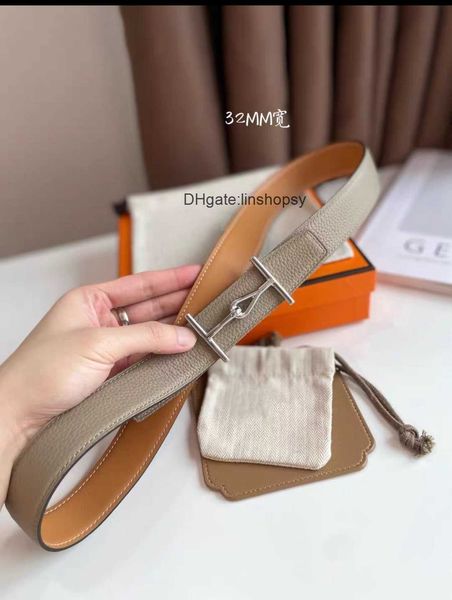 

belts for men designer waistband high-end classic leather belts lychee pattern brand luxury belts for woman h gold and silver belt buckle fa