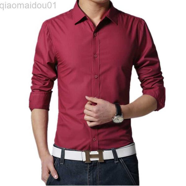 

men's casual shirts 2020 new brand mens dress shirt casual slim fit long sleeve formal business mens shirts camisa social work office w, White;black