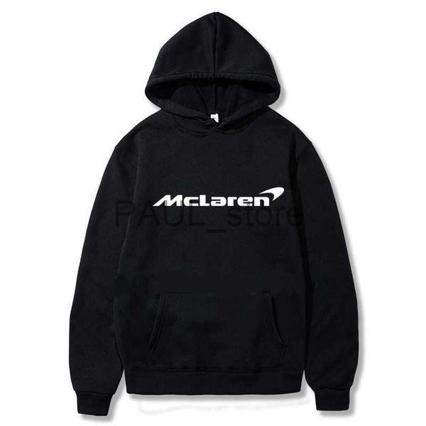 

men's hoodies sweatshirts daily casual style fleece hoodie f1 autumn fashion mclaren racing suit formula one sweatshirt solid color men, Black