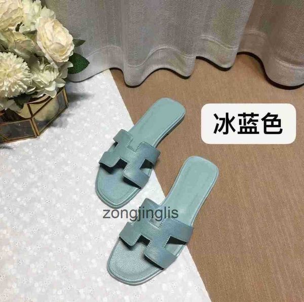 

summer sandal setting slippers higdesigner slipper bear 2023 women's oran shoes beacleatleisure fashion wear rhinestone flat bottom 1cz