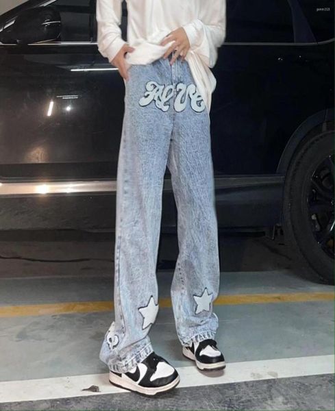 

men039s jeans spring embroidered stars embroidery cowboy restoring ancient ways men and women with head straight hiphop male3593458, Blue