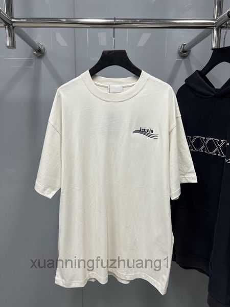 

2023 new designer shirt summer short sleeve waves tee lovers luxury fashion senior pure cotton high sports tshirts 8khv, White;black