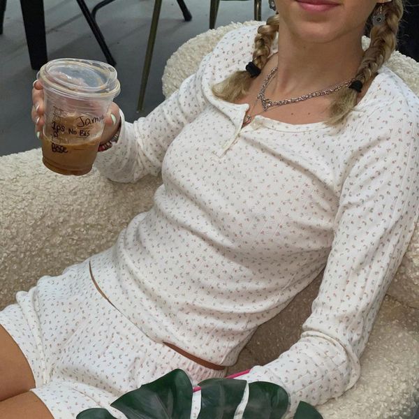 

women's shorts chic floral print cotton short summer casual elastic high waist eyelet sweatshorts woman vintage sweet boho 230720, White;black