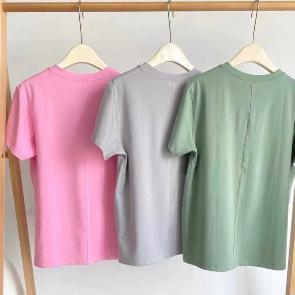 

summer tee sports short sleeve shirt women's summer loose thick material breathable tank lll-uuu