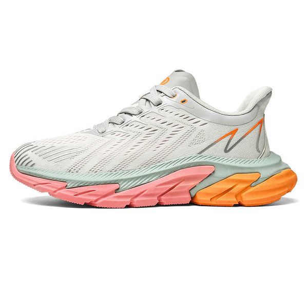 

2023 new style lightweight running shoes mens casual sneakers youth sports trainers pink orange for man women size 39-46