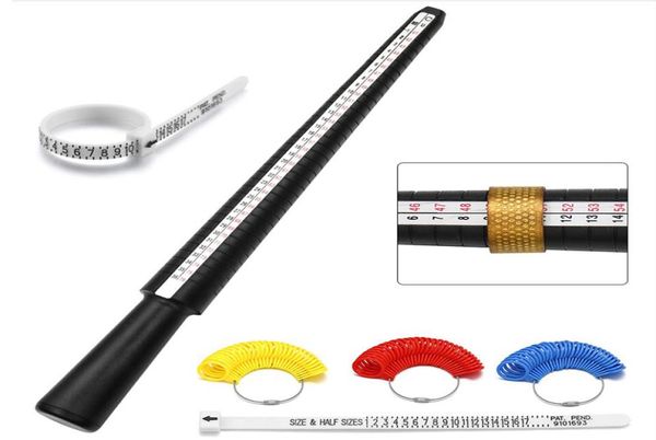 

1pcs finger gauge rings sizer professional jewelry tools ring mandrel stick for measuring fingers ukus size tool sets8801032