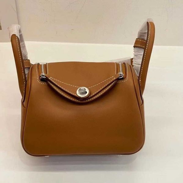 

luxury hemrres tote bag new swift 2023h layer cow leather mini lindys bag medicine case single shoulder messenger small square doctor kmp3