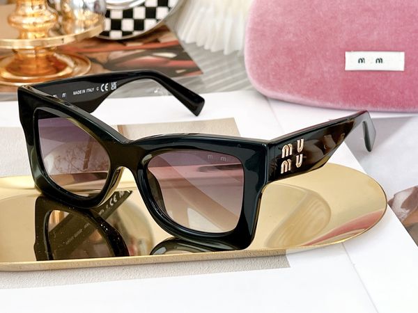

designer miu sunglasses for women and men fashion model special uv 400 protection letter leg double beam frame outdoor brands design alloy c, White;black