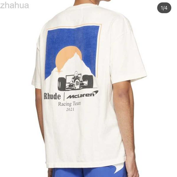 

2022 quality t-shirt classic print high street couple short sleeve t-shirts, White;black