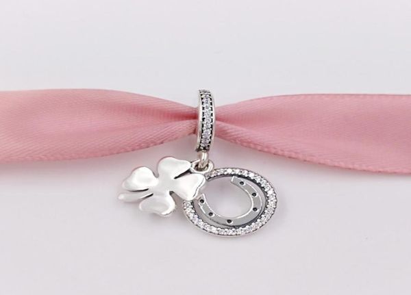 

andy jewel authentic 925 sterling silver beads lucky day clear cz charms fits european p style jewelry bracelets & necklace 792089cz6966358, Black