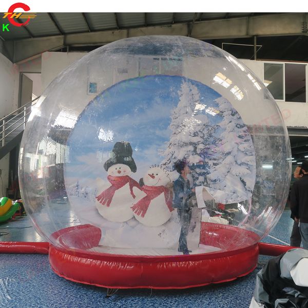 

air ship outdoor activities commercial inflatable snow globe tent pvc inflatable christmas snow globes for decoration