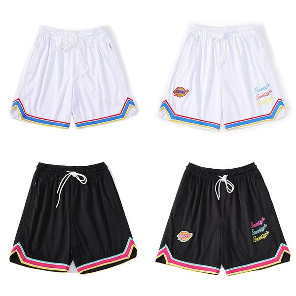 

men's shorts mens running shorts gym wear fitness workout shorts men sport short pants tennis basketball soccer training shorts 230721, White;black