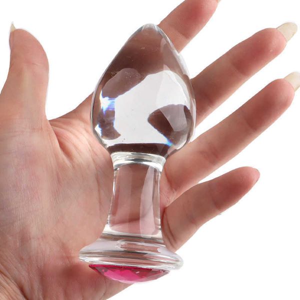 

female crystal massage glass masculine vestibule plug alternative toy
