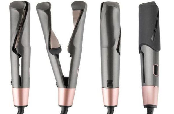 

professional hair straight flat iron led hairstraightener ed plate 2 in 1 ceramic curling irons for all types salon tools6044549