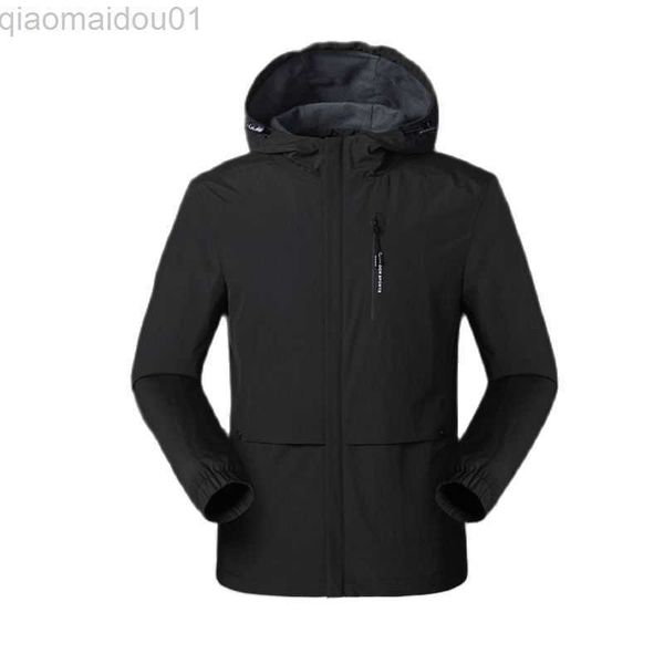

men's jackets camping climbing windbreaker skin jackets hydrophobic trekking hiking jackets men anti-fouling waterproof outdoor coats, Black;brown