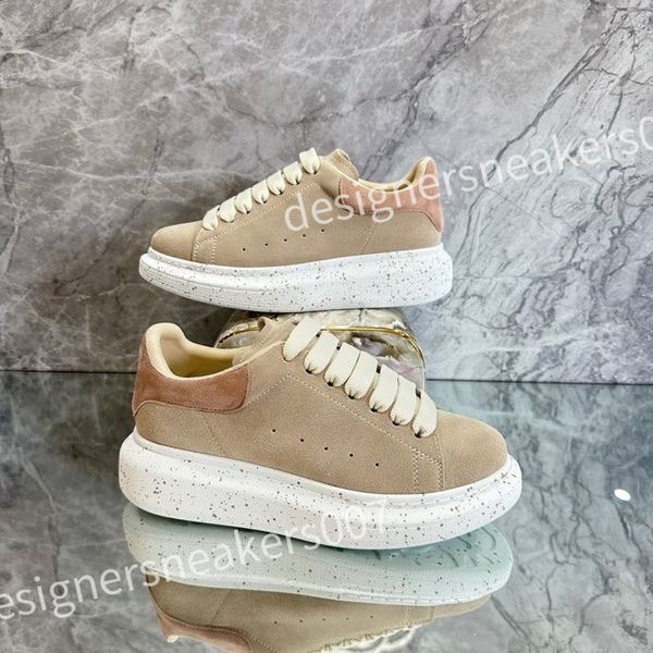 

new luxurys designer stage leather increased casual shoe fashionable sports fashion platform mens womens white lace up alexander sneakers xs, Black