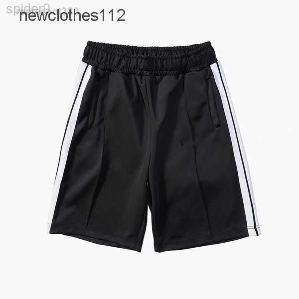 

palm angels shorts men summer man biker run for football relaxed loose knee length letter casual with pocket streetwear beach stripe brim sh, White;black