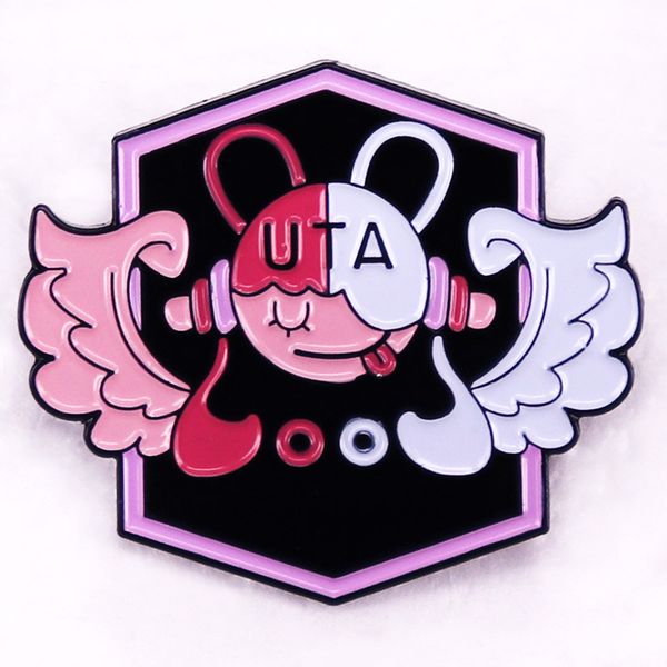 

hair brooch cute anime movies games hard enamel pins collect cartoon brooch backpack hat bag collar lapel badges, Blue