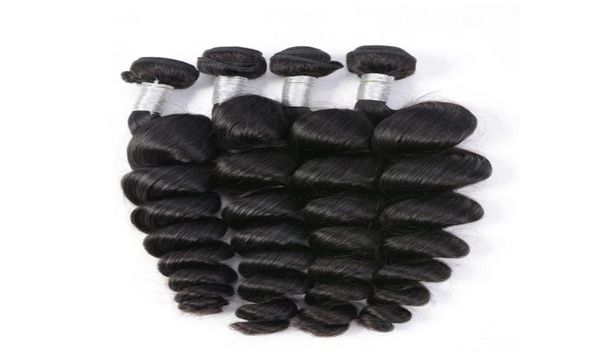 

modern show brazilian loose wave virign hair bundles human hair extensions natural black unprocessed weave bundle9299979