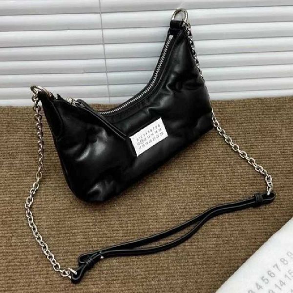 

luxuries designers niche margiela magilla men and women's mm6 sheepskin cross-body shoulder waist bag chest bag cloud bag i59d